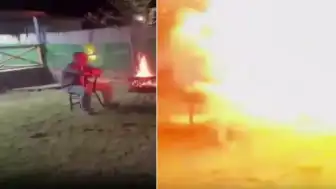 Bursa'da Hobi Bahçesinde Ateş Yakılırken Patlama Oldu