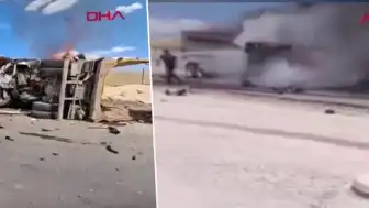 Ankara Bağlum'da Hafriyat Kamyonlarının Karıştığı Kazada 2 İşçi Öldü