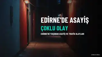 Edirne'de Asayiş Olayları: Motosiklet Hasarı, Araç Kiralama Dolandırıcılığı ve Alkollü Sürücü