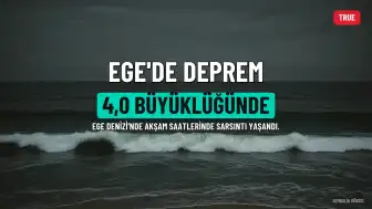 Ege Denizi'nde 4,0 Büyüklüğünde Deprem Meydana Geldi