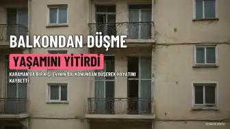 Karaman'da Balkondan Düşen 90 Yaşındaki A.Ö. Hayatını Kaybetti
