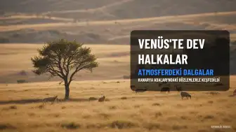 Venüs Atmosferinde 16 Yıl Sonra Keşfedilen Dev Halkaların İzine Rastlandı