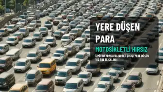 Bayraklı'da Noter Çıkışı Düşürülen 100 Bin Lirayı Çalan Motosikletli Yakalandı
