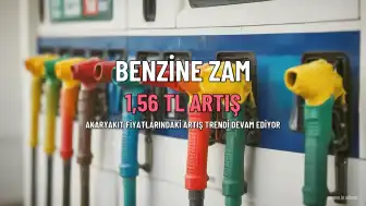 Benzine Pazartesi Gece Yarısından İtibaren Yeni Zam Geliyor: Pompa Fiyatları 1,56 TL Artacak