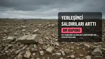 BM: Batı Şeria'da İsrailli Yerleşimci Saldırıları Ayda 200'ü Aştı