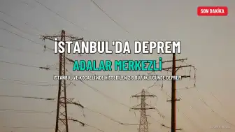 İstanbul'da 2.8 büyüklüğünde deprem! Merkez üssü Adalar