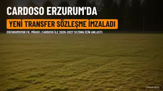 Miguel Cardoso, Erzurumspor FK ile Sözleşme İmzaladı