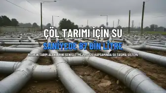 Mısır'da Çöl Tarımını Genişletme Projesi: Saniyede 87 Bin Litre Su Pompalanacak