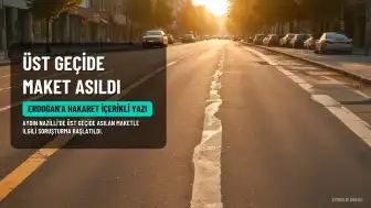 Nazilli'de Cumhurbaşkanı'na hakaret içeren maket olayı: 1 kişi gözaltına alındı