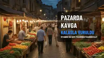 Pazarda Armut Seçme Tartışması Kanlı Bitti: Kadının Kafasına Kalasla Vuruldu, Pazarcı Tutuklandı