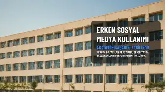 Sosyal Medya Kullanımının Erken Başlaması Akademik Başarıyı Olumsuz Etkiliyor