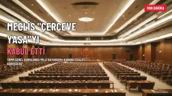 TBMM'de 'Çerçeve Yasa' Teklifi Kabul Edildi