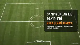 UEFA Şampiyonlar Ligi'nde Galatasaray ve Fenerbahçe'nin Rakipleri Belli Oldu