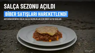 Besni'de Salçalık Biber Sezonu Açıldı, Satışlar Hareketlendi