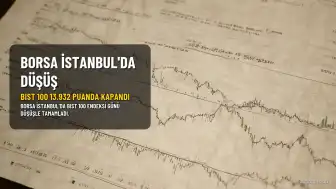 BIST 100 Endeksi Günlük Kapanış: Yüzde 0,84 Düşüşle 13.932,46 Puana Geriledi