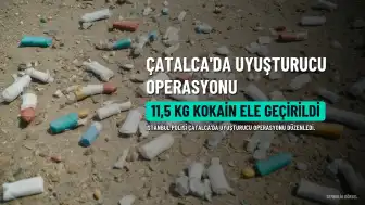 Çatalca'da 11,5 Kilogram Kokain Ele Geçirildi