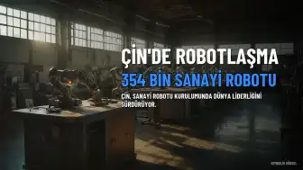 Çin'de 2025'te 354 Bin Sanayi Robotu Kuruldu, Pazar Payı Yüzde 59'a Ulaştı