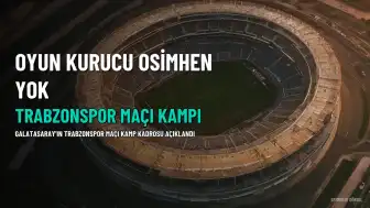 Galatasaray'da Victor Osimhen, Trabzonspor Maçında Sahada Olamayacak