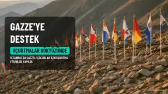 İstanbul'da Gazzeli Çocuklar İçin Uçurtma Etkinliği Düzenlendi