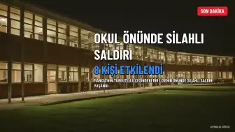 Manisa'da Okul Önünde Silahlı Saldırı: 8 Kişi Etkilendi, Şüpheli Yakalandı