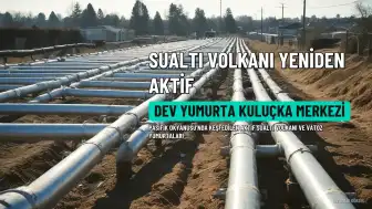 Pasifik Okyanusu'nda Sönmüş Sanılan Sualtı Volkanı Yeniden Aktifleşti: Dev Yumurta Kuluçka Merkezine Dönüştü