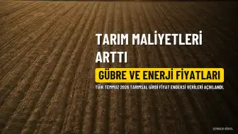 Tarımda Maliyetler Artıyor: Gübre ve Enerji Fiyatlarındaki Yükseliş Dikkat Çekiyor