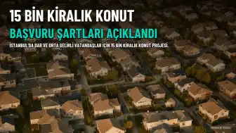 TOKİ'den İstanbul'a 15 Bin Kiralık Sosyal Konut: Başvuru Şartları ve Detaylar Açıklandı