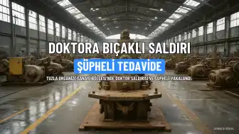 Tuzla'da Doktoru Bıçaklayan Şüpheli Hastanede Tedaviye Alındı