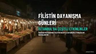 İstanbul'da Filistin Halkıyla Dayanışma Etkinlikleri Düzenleniyor