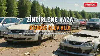 Kanada'da Zincirleme Kazada 3 Kişi Hayatını Kaybetti, 19 Yaralı