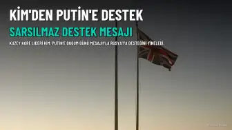 Kuzey Kore lideri Kim'den Rusya'ya 'sarsılmaz destek' mesajı