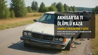 Manisa Akhisar'da Trafik Kazası: 11 Kişi Hayatını Kaybetti, Mahmut Arıkan'dan Taziye Mesajı