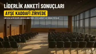 Muammer Kaddafi'nin Kızı Ayşe Kaddafi, Gayri Resmi Liderlik Anketinde Zirvede Yer Aldı