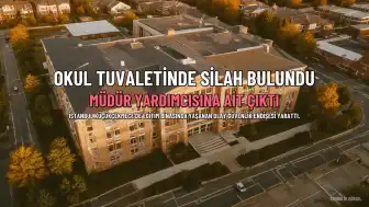 Okul Tuvaletinde Bulunan Silahın Sahibinin Müdür Yardımcısı Olması Şaşkınlık Yarattı