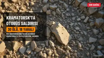 Rus Ordusunun Kramatorsk'taki Otobüs Saldırısında 30 Kişi Hayatını Kaybetti, 18 Yaralandı