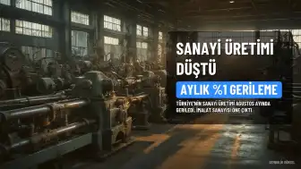 TÜİK Verileri: Sanayi Üretiminde Ağustos Ayında Aylık Düşüş Kaydedildi