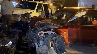 Aksaray'da Alkollü Sürücü 4 Araca Çarptı: 2 Yaralı, Sürücüye Ceza Kesildi