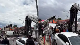 Ankara'da Damperi Açık Kamyon Üst Geçide Çarptı: 3 Yaralı