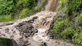 Artvin Borçka'da Yoğun Yağışlar Heyelan ve Taşkınlara Neden Oldu, Köy Yolları Kapandı
