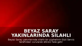 Beyaz Saray Yakınlarında Silahlı Şüpheli Gizli Servis Tarafından Etkisiz Hale Getirildi