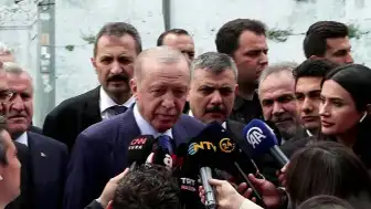 Cumhurbaşkanı Erdoğan Ayasofya'da Cuma Namazı Sonrası Açıklamalarda Bulundu