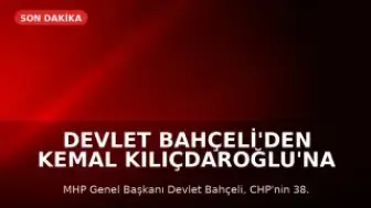 Devlet Bahçeli'den Kemal Kılıçdaroğlu'na Çağrı: Feragat Etmeli