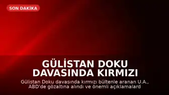 Gülistan Doku Davasında Kırmızı Bültenle Aranan U.A.: 'Bildiğim her şeyi savcıya anlatacağım'