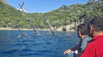 Marmaris'te Tur Teknesi Battı: 148 Kişi Kurtarıldı