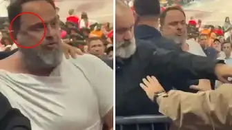 Olympiakos Başkanı Evangelos Marinakis'in Yüzünde Morluklar ve Yırtık Gömlekle Görüntülenmesi Dikkat Çekti