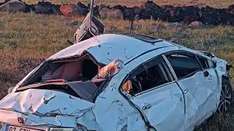Siverek'te Trafik Kazası: 2'si Bebek 5 Yaralı