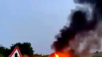 Tekirdağ'da Seyir Halindeki Otomobil Küle Döndü
