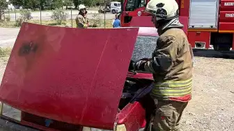 TOFAŞ Motordan Alev Aldı