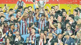 Trabzonspor, Ziraat Türkiye Kupası'nı 10. Kez Kazandı