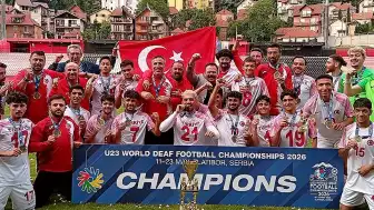 Türkiye, U23 Dünya İşitme Engelliler Futbol Şampiyonu Oldu